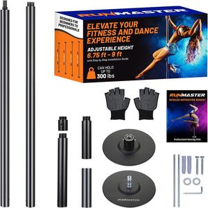 Poste <span class=keywords><strong>de</strong></span> baile portátil cuadrado <span class=keywords><strong>de</strong></span> 45mm compatible con OEM con logotipo personalizado con modos giratorios y estáticos - Product Image 2