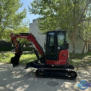 Miniexcavadora Yanmar de 3.5 Toneladas, Cargadora Compacta sobre Orugas con Cucharón de Excavación, Equipo de Construcción - Product Image 4