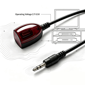 สายรับสัญญาณอินฟราเรด IFA01 3 เมตร พร้อมกล่องรับสัญญาณรีโมทคอนโทรลแบบขยายสัญญาณทีวี - Product Image 4