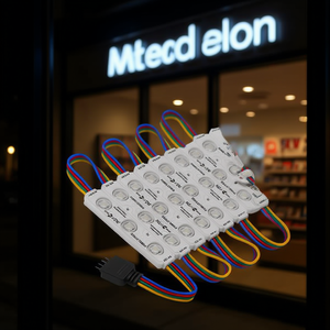 Module lumineux LED RGB POMELO TREE 5050 SMD DC 12V IP65 étanche pour enseignes de vitrine de magasin, éclairage publicitaire - Product Image 2