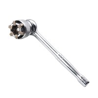 Prix Usine Promotionnel : Ensemble d'adaptateurs de douilles à cliquet bidirectionnels réglables 10-19 mm, Clé à douille à cliquet