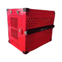 Usmilepet Cage pour chien en aluminium pour concours de chiens Voyage pour animaux de sauvetage Cages pour animaux de compagnie Maisons Cages et maisons solides pour animaux de compagnie
