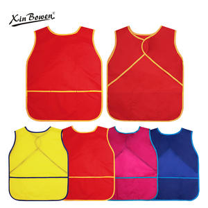 Xin Bowen ผ้ากันเปื้อนสำหรับเด็กขนาด M,อุปกรณ์ป้องกันสำหรับวาดภาพระบายสีกันน้ำวัสดุสำหรับงานศิลปะผ้ากันเปื้อน - Product Image 2