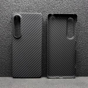 Coque de téléphone en fibre d'aramide véritable Lieght Weight pour étui de téléphone portable <span class=keywords><strong>sony</strong></span> 1VII/1vi/10vi/5vi - Product Image 1