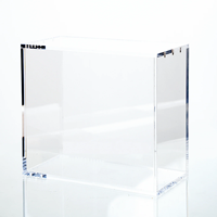 Présentoir de protection anti-UV en acrylique sur mesure pour boîte d'entraînement Pocamon Elite avec couvercle magnétique