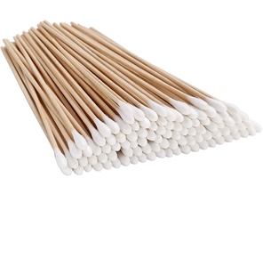 Tongkat kayu sekali pakai Medis kapas bambu bedah bola kapas kapas - Product Image 2