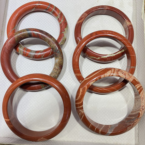 宝石用原石タイヤブレスレットクリスタルジュエリー,天然石ラウンドバングル - Product Image 3