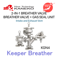 STK-KANEKO Valve de purge de transmission auto-actuée en acier inoxydable série KGN, unité d'étanchéité au gaz à raccordement par bride pour réservoir