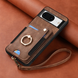 Funda para Tarjetas de Crédito con Anillo para Google <span class=keywords><strong>Pixel</strong></span> 8/9 <span class=keywords><strong>Pro</strong></span>, Funda Protectora con Cordón para iPhone 15 - Product Image 2