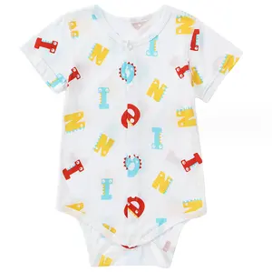 Bebek pijama giymek özelleştirilebilir yenidoğan bebek tulum fermuar giysi bebek Sleepsuit