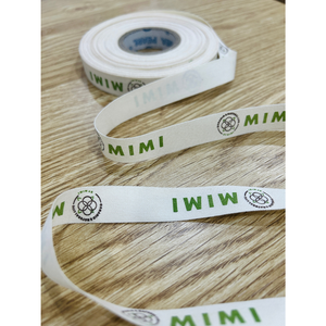 Gran oferta, etiqueta de cinta de algodón, correas duraderas para escote, certificación, diseño personalizado, hecho en Vietnam, fabricante - Product Image 2