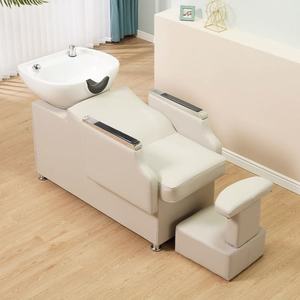 Sillón de Lavado de Cabello con Lavabo para Salón de Belleza, Muebles Personalizables en Varios Colores, Venta Caliente - Product Image 5