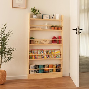 Space-Saving <b>Storage</b> Organizer Wall Mount Bookshelf <b>for</b> Bedroom Wooden Behind The Door Bookshelf <b>For</b> Bedroom Living Room School - Product Image 3