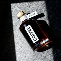 Échantillon gratuit Classica Modèle 100ml 250ml 375ml 500ml 750 ml Bouteilles de spiritueux transparentes pour Gin Rum Whisky Vodka Bouteille en verre