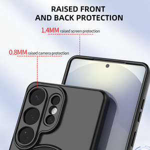 Étui de téléphone portable de luxe en TPU avec protection d'anneau pour <span class=keywords><strong>Samsung</strong></span> A35 57 <span class=keywords><strong>23</strong></span> 24 25 26 <span class=keywords><strong>Ultra</strong></span> 5G, coques de charge magnétique sans fil - Product Image 5