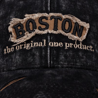 Gorra de Béisbol Vintage con Parche de Logotipo Personalizado OEM, Bordado, Lavada y Desgastada, Estilo Casual, Moda Urbana, Venta al Por Mayor de Fábrica
