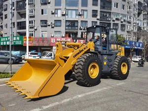 Chargeuse sur pneus jaune LG853N, chargeuse frontale diesel, équipement de construction pour travaux en cour et sur chantier - Product Image 6