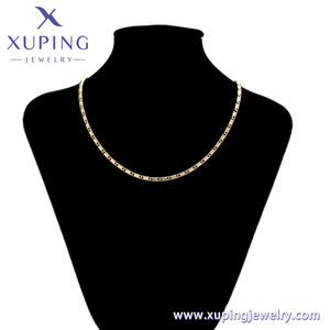 X000869204 XUPING joyería moda Simple 14K Color oro collar minimalista joyería Charles <span class=keywords><strong>De</strong></span> Gaulle cadena - Product Image 6