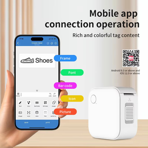 Jumon Mini Label <b>Printer</b> Smart Pocket Self-adhesive Label <b>Printer</b> Price Label <b>Sticker</b> Maker For Home - Product Image 4