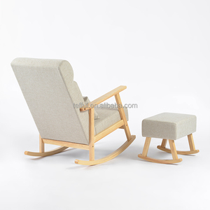 Modern Design Rocking Chair for Nursery Living Room Hospital New Parents Breastfeeding Newborn - Product Image 4
