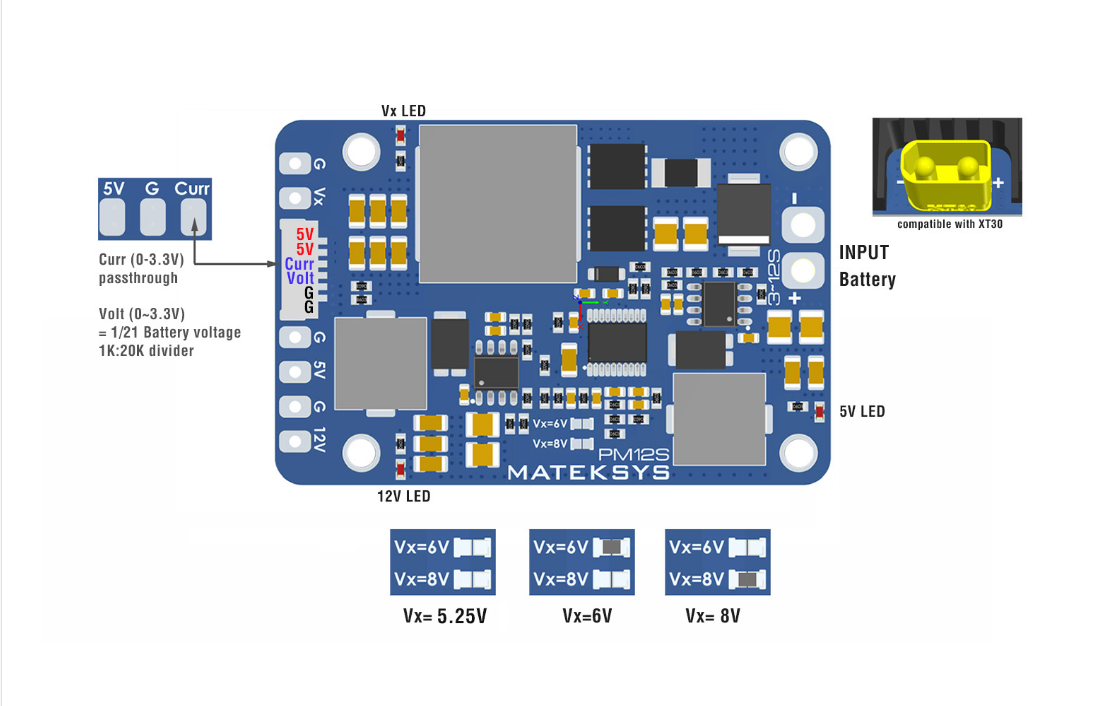 Module d'alimentation PM12S-3