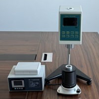 Instrumento de laboratorio, viscosímetro de puntero rotatorio, probador de viscosidad de pintura de alta precisión con Sensor de temperatura, prueba de aceite cosmético