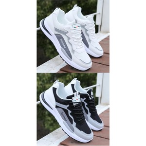 Chaussures pour hommes respirantes, chaussures de sport décontractées, chaussures de course pour étudiants, chaussures blanches - Product Image 5