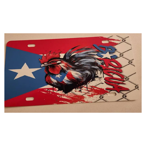 Placa de Matrícula Personalizada de Puerto Rico Ponce con tu Imagen, Texto o Logotipo, 6x12 Pulgadas, Placa Decorativa Metálica para Auto o Camioneta, Venta al Por Mayor - Product Image 2