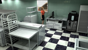 Proyecto de Cocina para Restaurante de Comida Rápida BKB en Guadalupe, Equipos y Suministros para Cadenas de Restaurantes de Comida Rápida SL-FR-2015 - Product Image 4