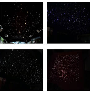 3m Mixte Fiber Optique 16W 12V Voiture Plafond Twinkle Effet Contrôle Tactile Voiture Toit Star Sky Lumière Source <span class=keywords><strong>LED</strong></span> Moteur fibre optique <span class=keywords><strong>kit</strong></span> - Product Image 5