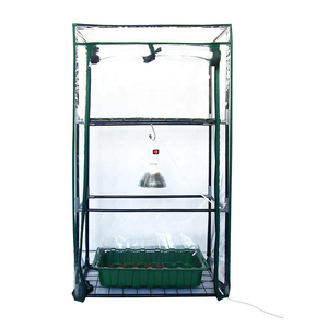 Winslow & <span class=keywords><strong>Ross</strong></span> 3 niveaux mini serre cadre métallique spectre complet led plante grandir lumières serre - Product Image 3