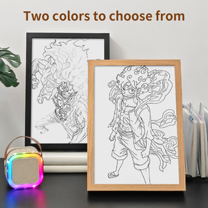 Handmade gỗ hiện đại A4 khung ảnh tùy chỉnh UV in Kích cỡ 5x6 6x8 7x10 nhà sắt sơn bề mặt - Product Image 2