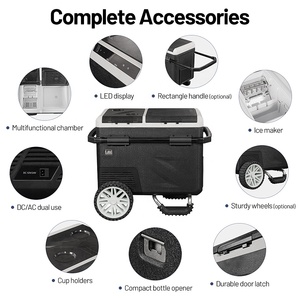 <span class=keywords><strong>Alpicool</strong></span> IC36W 36L, réfrigérateur portable électrique 12V à refroidissement rapide, design 2 en 1, mini réfrigérateur de voiture avec machine à glaçons, OEM/ODM - Product Image 5