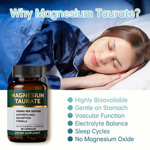 Diyet takviyesi magnezyum Taurate kapsülleri kardiyovasküler sağlığı destekler ve kalp fonksiyonunu korur - Product Image 4