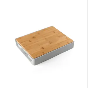 Planche à découper en bambou créative, écologique et réutilisable, de type <span class=keywords><strong>tiroir</strong></span> rectangulaire, multifonctionnelle, pour le rangement et les cadeaux - Product Image 1