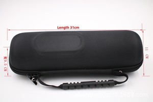 เคสป้องกัน EVA พร้อมซิปปิดสำหรับหูฟัง-สีเขียว/สีน้ำตาล/สีเบจ กล่องเก็บของพกพา ใช้สำหรับ <span class=keywords><strong>Charge</strong></span> <span class=keywords><strong>3</strong></span> - Product Image 4