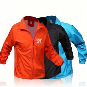 Veste coupe-vent en polyester de haute qualité à prix avantageux pour hommes, veste de sport à deux couches pour hommes - Product Image 5