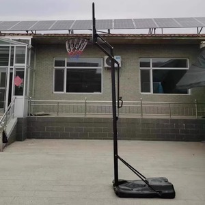 Aro de Baloncesto Ajustable en Altura para Adultos con Ruedas, Equipo de Cancha Móvil para Exteriores, Tablero de Vidrio Templado, Aleación de Aluminio - Product Image 4