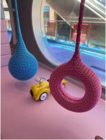 Balançoire suspendue colorée en nylon avec cadre en acier/alliage durable, jouet de jeu pour enfants, pour intérieur et extérieur