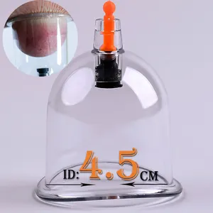 1000 Y6 Mix 4.5Cm Plastic Buikspieren Als Gebogen Cupping Knie Gezondheid Wegwerp Vacuüm Hijama Therapie Gezamenlijke Gebogen Cups Ventouse Hijama