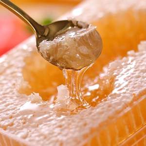 मधुमक्खी फार्म के 100% प्राकृतिक कच्चे जंगल का फूल मधुकंघी 100% शुद्ध शहद ग्रेड s 80% ब्रिक्स 0.5 किलोग्राम - Product Image 4