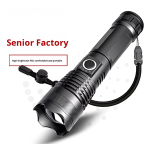 Mini linterna láser recargable táctica para exteriores, luz LED fuerte, brillo explosivo, larga resistencia, multifuncional - Product Image 6