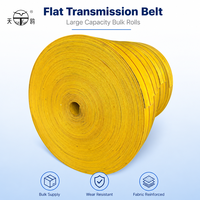 Bandes transporteuses plates en coton et polyester personnalisées, bandes de transmission de puissance, bandes transporteuses plates en toile