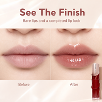 Gloss à lèvres repulpant bio longue tenue en gros, effet naturel, formule hydratante, colorant style coréen, en stock pour usage quotidien