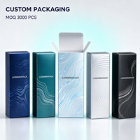 Boîte d'emballage personnalisée pour soins de la peau pour hommes Lionwrapack, boîte en carton argenté, boîte cosmétique pour nettoyant visage