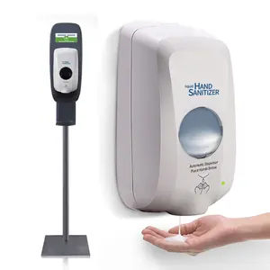 Dispenser Pembersih Tangan Otomatis Berdiri Di Lantai, Dispenser Sabun Gel dengan Sensor