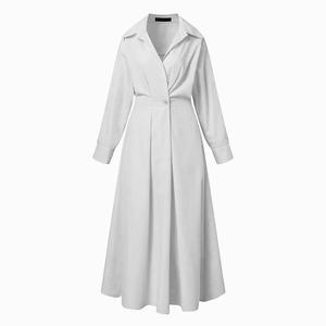 Vestido de Otoño Tallas S-2XL, Vestido Largo con Estampado de Puntos, Elegante, <span class=keywords><strong>para</strong></span> Mujer, Casual, Cuello en V, Vestido Largo <span class=keywords><strong>para</strong></span> Fiesta, Vestido Tipo Camisa - Product Image 3