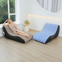 Canapé-lit gonflable portable Highwin moderne et pliable pour couple, résistant à l'eau, pour extérieur, salon, chambre, idéal pour les personnes qui recherchent la détente