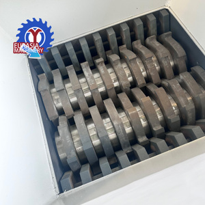 Usine de machines eurasiennes connexion directe boîte de couteau de déchiqueteuse à Double axe personnalisable largement utilisée en caoutchouc plastique mécanique - Product Image 1