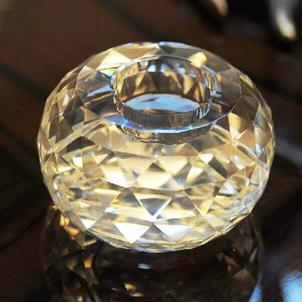 MH-ZT0060 Рождественский декоративный подсвечник с желтым чайным свечом